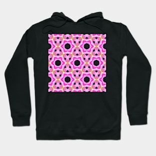 Pink Yellow Dahlia Pattern Pattern Number 4 Hoodie